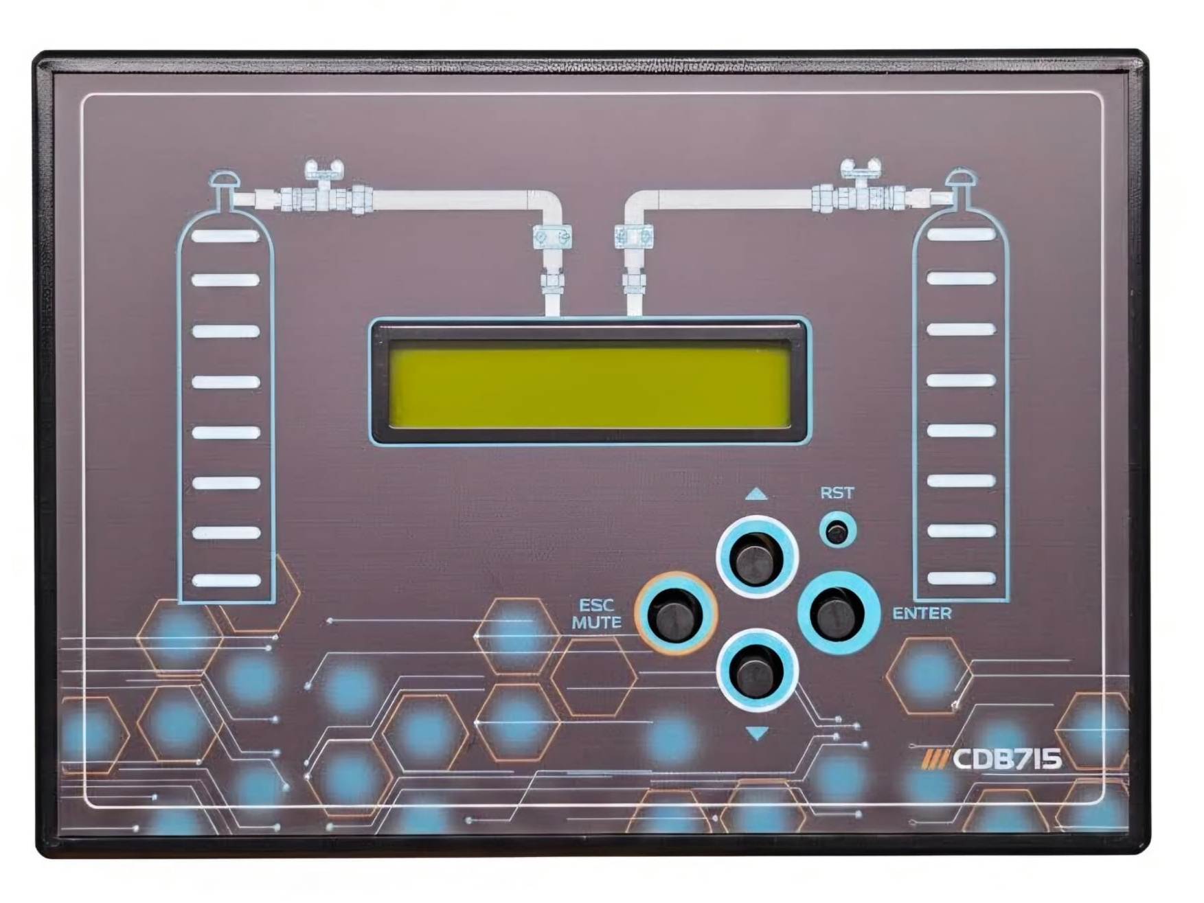 CDB 715 Oksijen Santrali Alarm Paneli